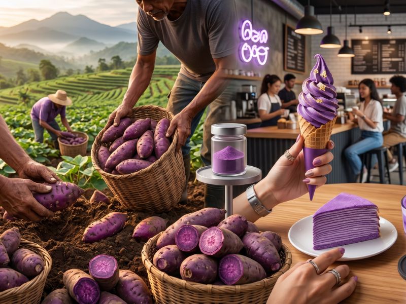 Ube Craze Turns Global as Purple Yam Faces Supply Pressure